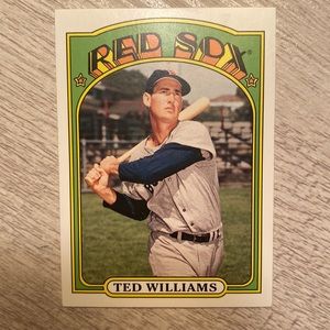 🚨🚨TED WILLIAMS RED SOX TOPPS🚨🚨 (MINT CONDITION) - RARE